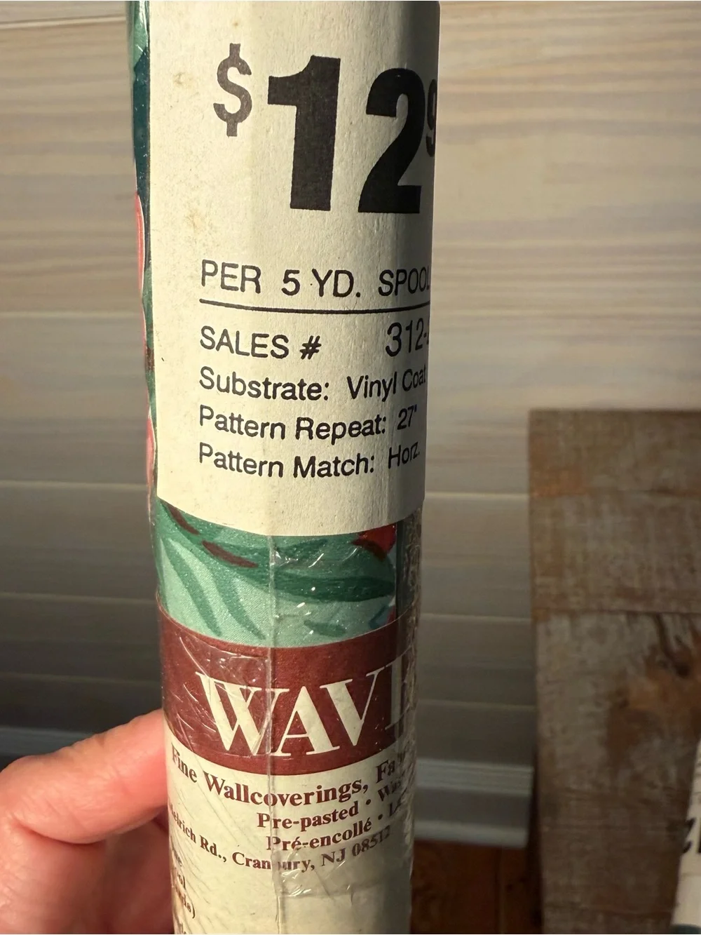 Vintage Waverly Wallpaper Border Lot of  6 Rolls Spools Floral Cottagecore